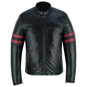 Biker-Inspired Fashion Leather Jacket
